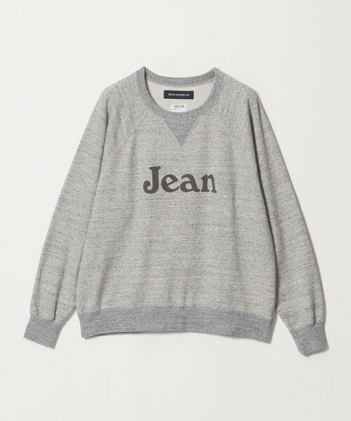 ＜MADISONBLUE＞JEAN 圓領衛衣 GRAY 日本製