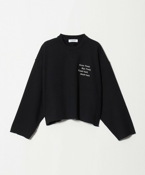 ＜SACRA＞刺繡衛衣 日本製