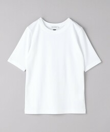 ＜MADISON BLUE＞圓領5分袖T恤 日本製