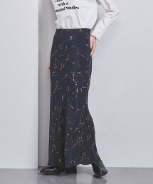 ＜SACRA＞印刷 窄 裙子 日本製