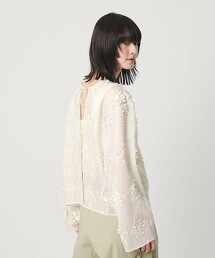 纖維素尼龍2WAY刺繡襯衫