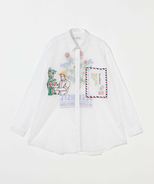 <THE NERDYS×BRIGITTE TANAKA>FLEURISTE 襯衫