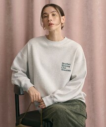 棉毛圈布LOGO衛衣 上衣