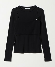 混棉抹胸&長袖上衣