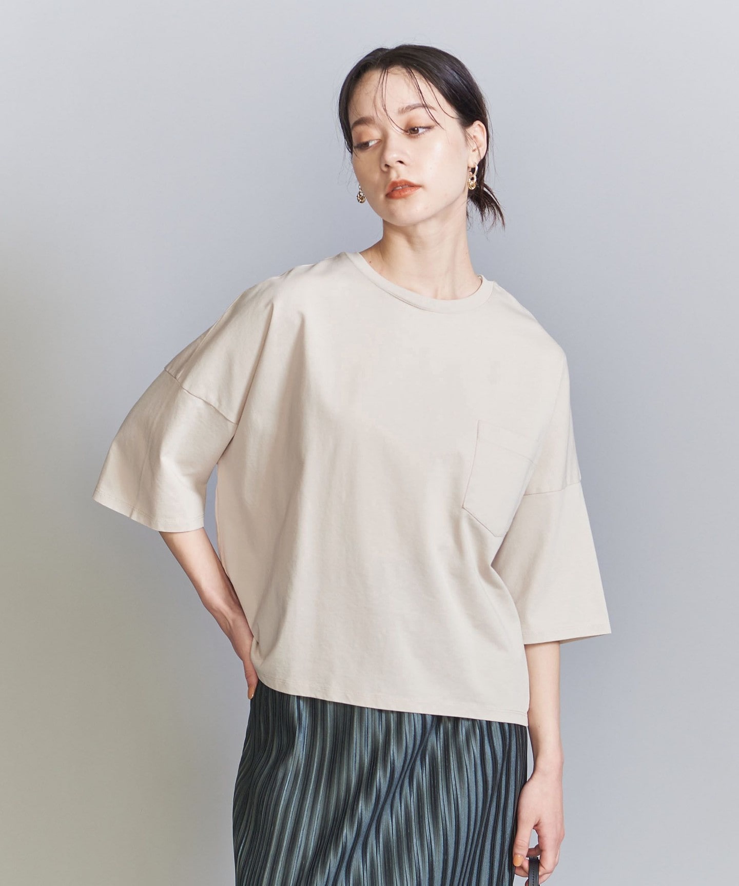 土耳其袖口袋T恤｜outlet BEAUTY & YOUTH｜UNITED ARROWS LTD. 官方