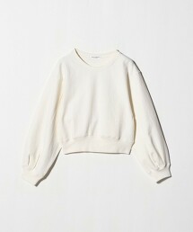 緹花蓬袖上衣