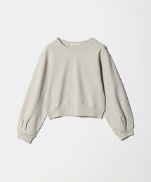 緹花蓬袖上衣
