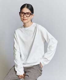天竺棉質長袖T恤 日本製