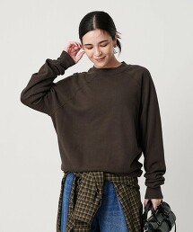 棉連肩袖衛衣 日本製