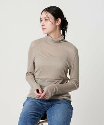 羅紋抽針高領上衣 日本製