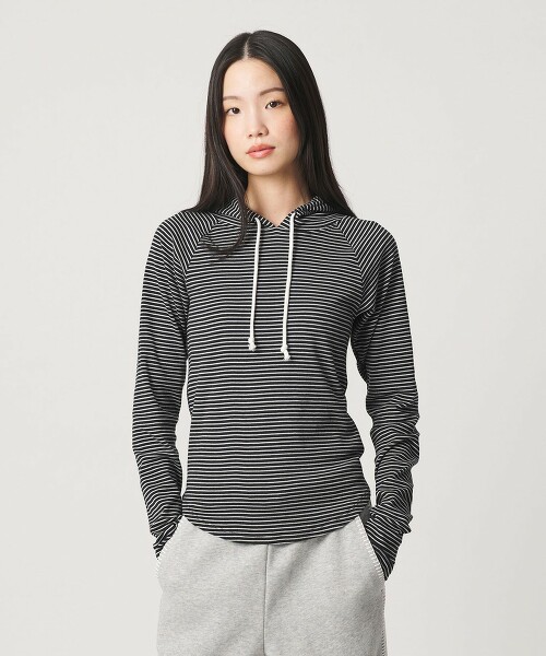 【特別訂製】＜Healthknit＞橫條紋連帽上衣
