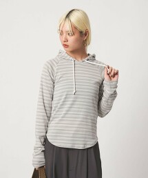 【特別訂製】＜Healthknit＞橫條紋連帽上衣