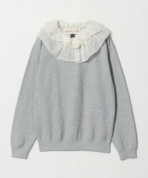 【WEB限定】＜dahl’ia＞改造設計荷葉領衛衣