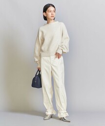 蓬鬆袖短版針織