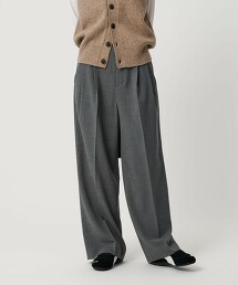 2打摺調節釦寬褲