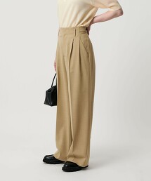 2打摺調節釦寬褲