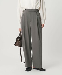 斜紋後鬆緊長褲 日本製