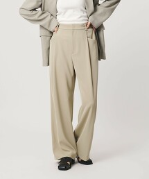 斜紋後鬆緊長褲 日本製