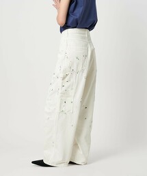 棉質彩繪牛仔褲 日本製