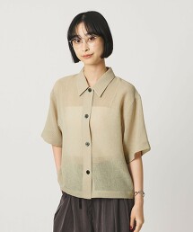 網眼短袖襯衫