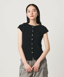 聚酯纖維棉2WAY蓋袖上衣 日本製