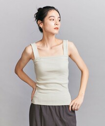 混棉平口坦克背心 日本製