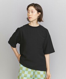 聚脂纖維 口袋 罩衫 T恤 -可手洗- 日本製