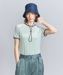 【期間限定價】透膚天鵝絨圓領T恤