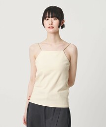 配色削肩吊帶背心 Bra top