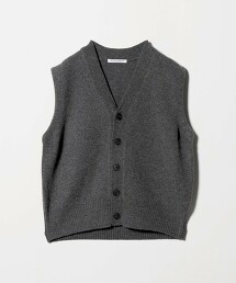 混喀什米爾羊毛Aqua 針織背心