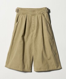 ＜H＞復古斜紋廓爾髂短褲