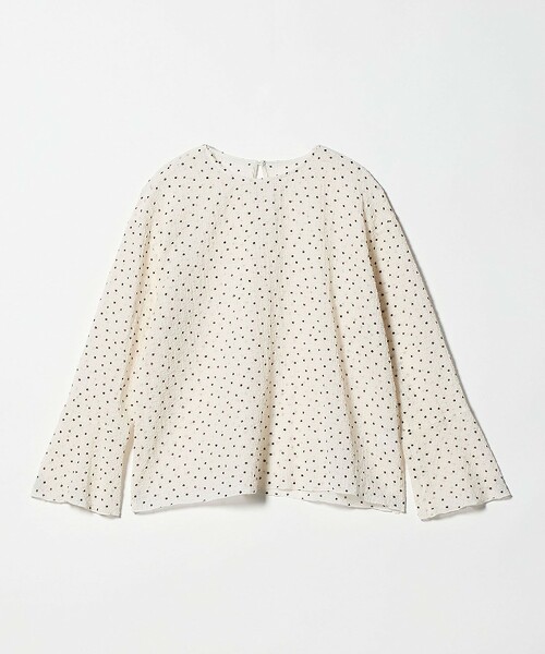 聚酯纖維點點透膚罩衫