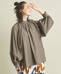 BY 背釦 蓬鬆袖罩衫 -可水洗- ∴ 日本製
