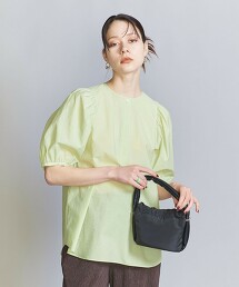 棉尼龍 泡泡袖 罩衫 -可手洗- 日本製