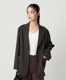 2釦單排西裝外套 可水洗