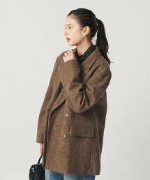 混毛人字呢外套