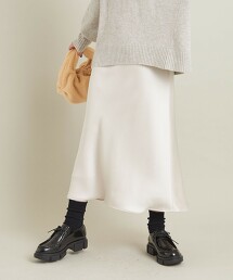 聚脂纖維 鬆緊腰 人魚裙 -可手洗- 日本製