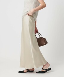 緞面人魚荷葉裙 日本製