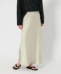 緞面人魚荷葉裙 日本製