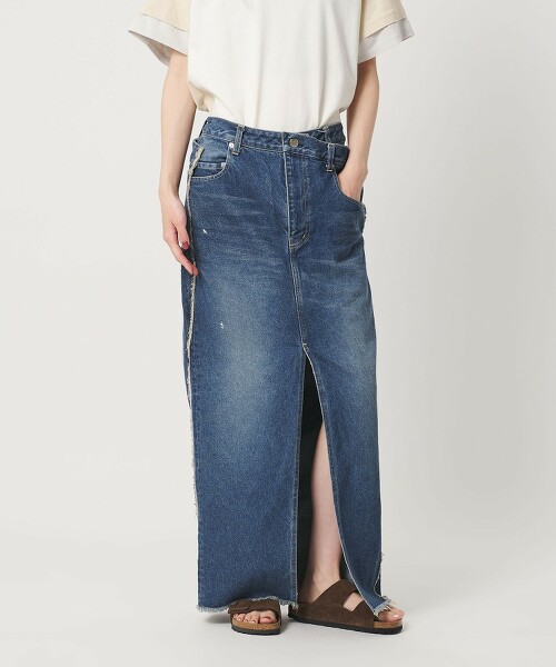 【特別訂製】＜OLD PARK＞交叉牛仔裙 日本製