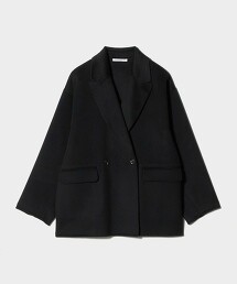 雙層織西裝中長版大衣