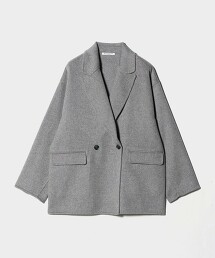 雙層織西裝中長版大衣