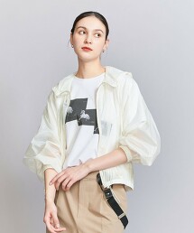 尼龍短版連帽外套