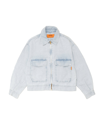 TW UNIVERSAL OVERALL 拉鍊丹寧工作外套