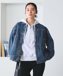 【WEB限定】寬版牛仔外套