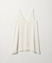 蕾絲無袖短洋裝