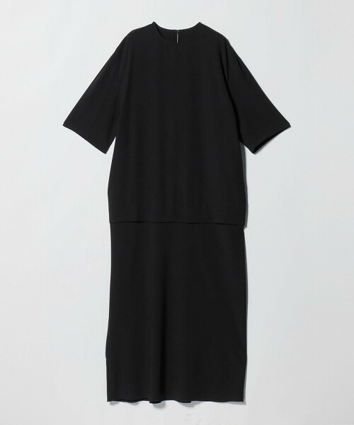 ＜H＞喬其紗長版洋裝 日本製