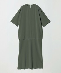 ＜H＞喬其紗長版洋裝 日本製