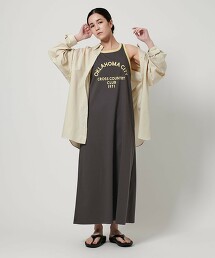 【特別訂製】＜ST.JHONES 3RD CLUB＞LOGO無袖洋裝