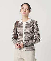 棉打摺羅紋開襟衫